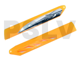 B130X15-O  Xtreme Productions Tough Main Blade (Orange) Blade 130X  